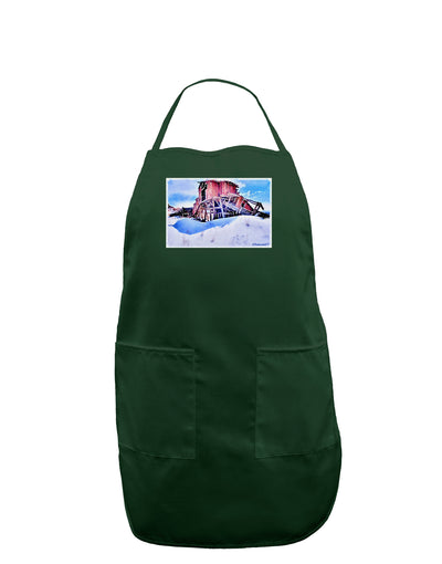 Victor Mines Colorado Watercolor Dark Adult Apron-Bib Apron-TooLoud-Hunter-One-Size-Davson Sales