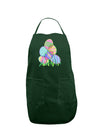 Gel Look Easter Eggs Dark Adult Apron-Bib Apron-TooLoud-Hunter-One-Size-Davson Sales