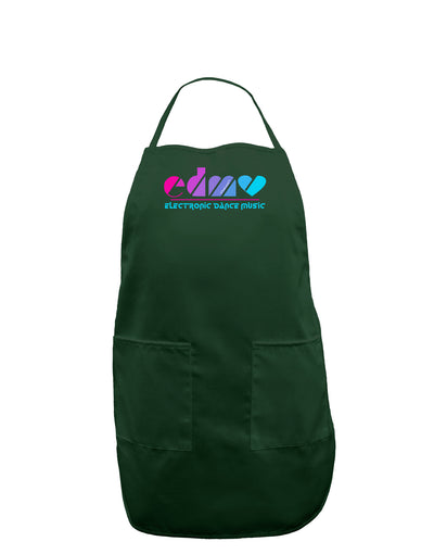 EDM Heart Dark Adult Apron-Bib Apron-TooLoud-Hunter-One-Size-Davson Sales