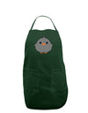 Cute Little Chick - Black Dark Adult Apron by TooLoud-Bib Apron-TooLoud-Hunter-One-Size-Davson Sales