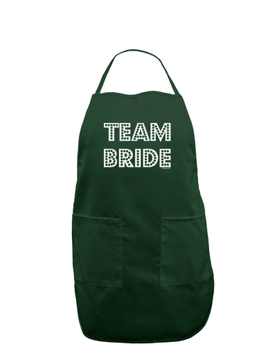 Team Bride Dark Adult Apron-Bib Apron-TooLoud-Hunter-One-Size-Davson Sales
