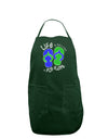 Life is Better in Flip Flops - Blue and Green Dark Adult Apron-Bib Apron-TooLoud-Hunter-One-Size-Davson Sales