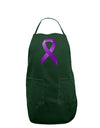 Epilepsy Awareness Ribbon - Purple Dark Adult Apron-Bib Apron-TooLoud-Hunter-One-Size-Davson Sales