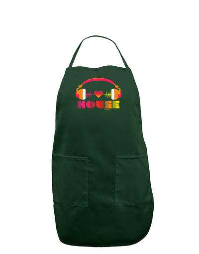 Heart House Dark Adult Apron-Bib Apron-TooLoud-Hunter-One-Size-Davson Sales