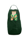 Lady Anaconda Design Medium Dark Adult Apron-Bib Apron-TooLoud-Hunter-One-Size-Davson Sales