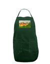 Colorado Forrest Watercolor Dark Adult Apron-Bib Apron-TooLoud-Hunter-One-Size-Davson Sales