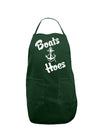 Boats and Hoes Dark Adult Apron-Bib Apron-TooLoud-Hunter-One-Size-Davson Sales