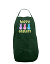 Three Easter Bunnies - Hoppy Easter Dark Adult Apron by TooLoud-Bib Apron-TooLoud-Hunter-One-Size-Davson Sales