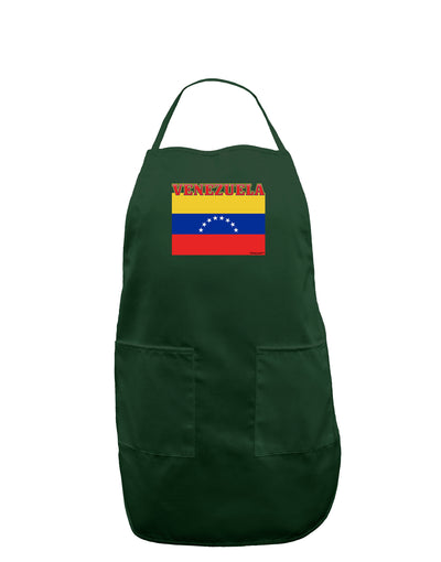 Venezuela Flag Dark Adult Apron-Bib Apron-TooLoud-Hunter-One-Size-Davson Sales