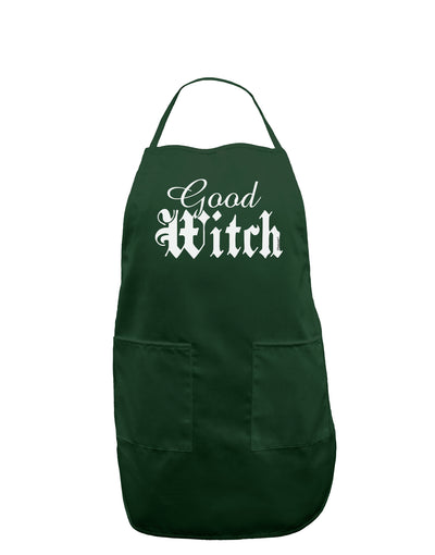 Good Witch - Halloween Text Dark Adult Apron-Bib Apron-TooLoud-Hunter-One-Size-Davson Sales