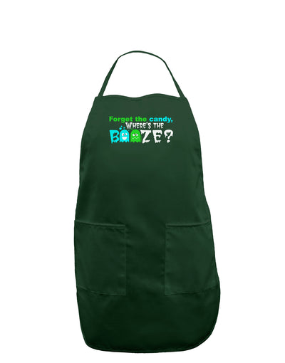 Where's The Booze Dark Adult Apron-Bib Apron-TooLoud-Hunter-One-Size-Davson Sales