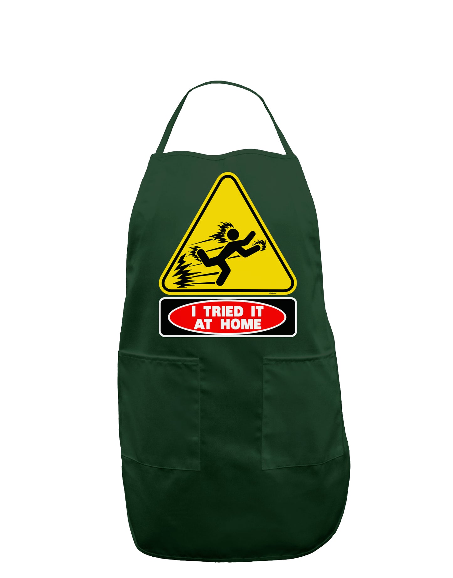 I Tried It At Home Dark Adult Apron-Bib Apron-TooLoud-Hunter-One-Size-Davson Sales