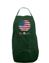 American Flag Scribble Dark Adult Apron-Bib Apron-TooLoud-Hunter-One-Size-Davson Sales