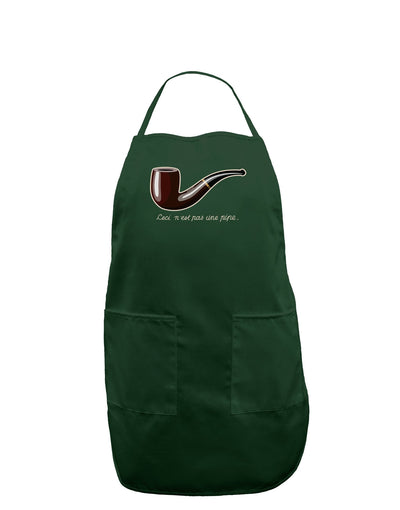 Ceci n'est pas une pipe Dark Adult Apron-Bib Apron-TooLoud-Hunter-One-Size-Davson Sales