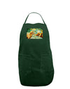 Two Bighorn Rams Watercolor Dark Adult Apron-Bib Apron-TooLoud-Hunter-One-Size-Davson Sales