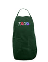 TooLoud XOXO Kisses Dark Adult Apron-Bib Apron-TooLoud-Hunter-One-Size-Davson Sales