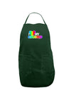 I Heart My Girlfriend - Rainbow Dark Adult Apron-Bib Apron-TooLoud-Hunter-One-Size-Davson Sales