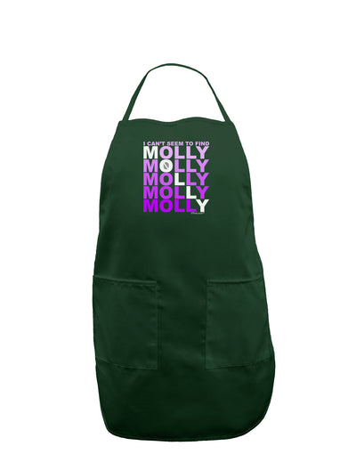 Find Molly Purple Dark Adult Apron-Bib Apron-TooLoud-Hunter-One-Size-Davson Sales