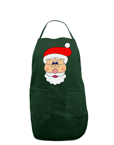 Santa Claus Face Christmas Dark Adult Apron-Bib Apron-TooLoud-Hunter-One-Size-Davson Sales