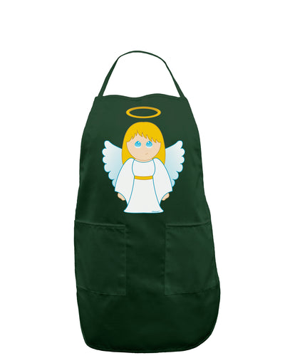 Cute Christmas Angel Girl Dark Adult Apron-Bib Apron-TooLoud-Hunter-One-Size-Davson Sales