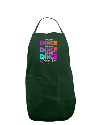 I Wanna Dance With You Dark Adult Apron-Bib Apron-TooLoud-Hunter-One-Size-Davson Sales