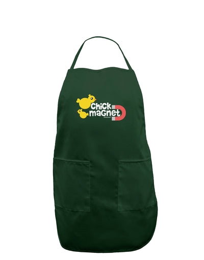 Cute Chick Magnet Design Dark Adult Apron-Bib Apron-TooLoud-Hunter-One-Size-Davson Sales