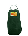 Fall Pumpkin Scene Dark Adult Apron-Bib Apron-TooLoud-Hunter-One-Size-Davson Sales