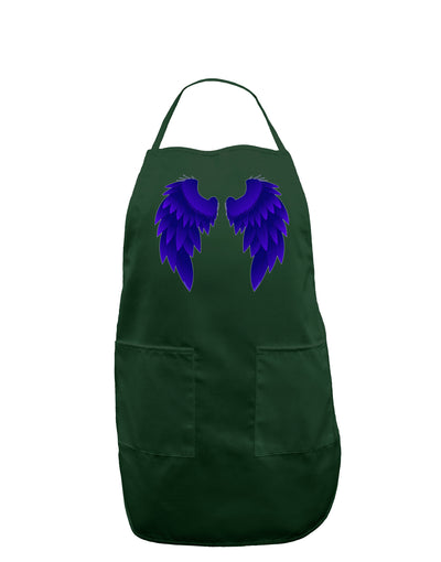 Epic Dark Angel Wings Design Dark Adult Apron-Bib Apron-TooLoud-Hunter-One-Size-Davson Sales