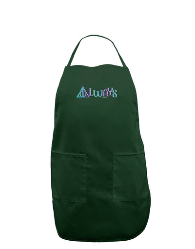 Always Magic Symbol Dark Adult Apron by TooLoud-Bib Apron-TooLoud-Hunter-One-Size-Davson Sales