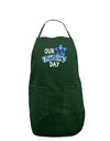 Our 1st Father's Day Dark Adult Apron-Bib Apron-TooLoud-Hunter-One-Size-Davson Sales