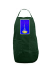 Solo Jellyfish Watercolor Dark Adult Apron-Bib Apron-TooLoud-Hunter-One-Size-Davson Sales