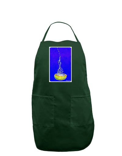 Solo Jellyfish Watercolor Dark Adult Apron-Bib Apron-TooLoud-Hunter-One-Size-Davson Sales