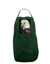 Patriotic Bald Eagle - American Flag Dark Adult Apron by TooLoud-Bib Apron-TooLoud-Hunter-One-Size-Davson Sales