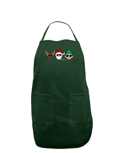 The X-mas Squad Dark Adult Apron-Bib Apron-TooLoud-Hunter-One-Size-Davson Sales