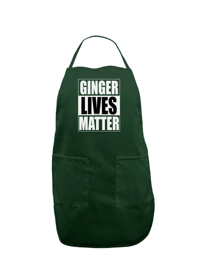 Ginger Lives Matter Dark Adult Apron by TooLoud-Bib Apron-TooLoud-Hunter-One-Size-Davson Sales