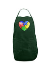 Big Puzzle Heart - Autism Awareness Dark Adult Apron by TooLoud-Bib Apron-TooLoud-Hunter-One-Size-Davson Sales