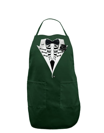 Skeleton Tuxedo Halloween Dark Adult Apron-Bib Apron-TooLoud-Hunter-One-Size-Davson Sales