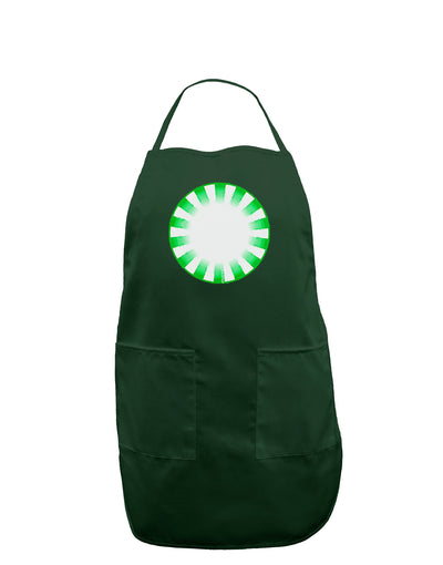 TooLoud Watercolor Spearmint Dark Adult Apron-Bib Apron-TooLoud-Hunter-One-Size-Davson Sales