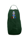 Patriotic Cat - USA Dark Adult Apron by TooLoud-Bib Apron-TooLoud-Hunter-One-Size-Davson Sales