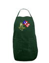 Coqui Holding Flag Dark Adult Apron-Bib Apron-TooLoud-Hunter-One-Size-Davson Sales