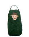Scary Face With a Hat - Halloween Dark Adult Apron-Bib Apron-TooLoud-Hunter-One-Size-Davson Sales