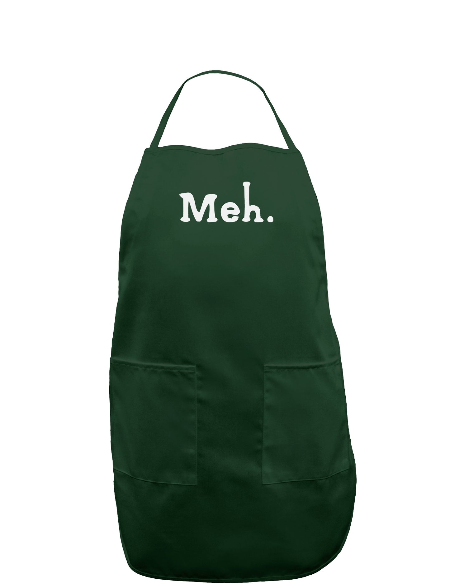 Meh Dark Adult Apron-Bib Apron-TooLoud-Hunter-One-Size-Davson Sales