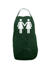 Lesbian Women Holding Hands LGBT Dark Adult Apron-Bib Apron-TooLoud-Hunter-One-Size-Davson Sales