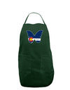 Grunge Colorado Butterfly Flag Adult Apron-Bib Apron-TooLoud-Hunter-One-Size-Davson Sales