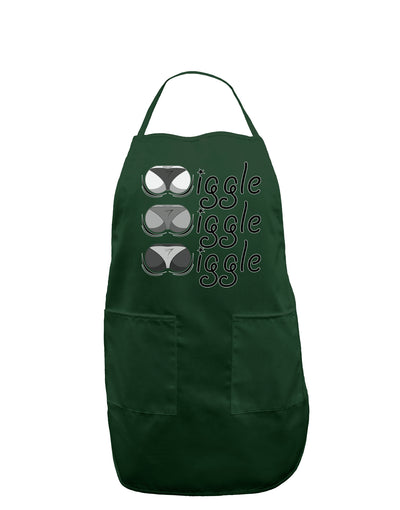 Wiggle Wiggle Wiggle - Twerk Dark Adult Apron-Bib Apron-TooLoud-Hunter-One-Size-Davson Sales