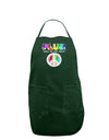 PLUR Rainbow Dark Adult Apron-Bib Apron-TooLoud-Hunter-One-Size-Davson Sales