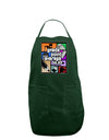 GPA 4 - Grade Point Average Dark Adult Apron-Bib Apron-TooLoud-Hunter-One-Size-Davson Sales