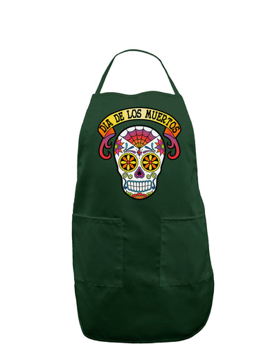 Dia de los Muertos Calavera Dark Adult Apron-Bib Apron-TooLoud-Hunter-One-Size-Davson Sales