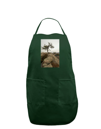 Stone Tree Colorado Dark Adult Apron by TooLoud-Bib Apron-TooLoud-Hunter-One-Size-Davson Sales