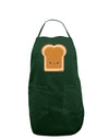 Cute Matching Design - PB and J - Peanut Butter Dark Adult Apron by TooLoud-Bib Apron-TooLoud-Hunter-One-Size-Davson Sales